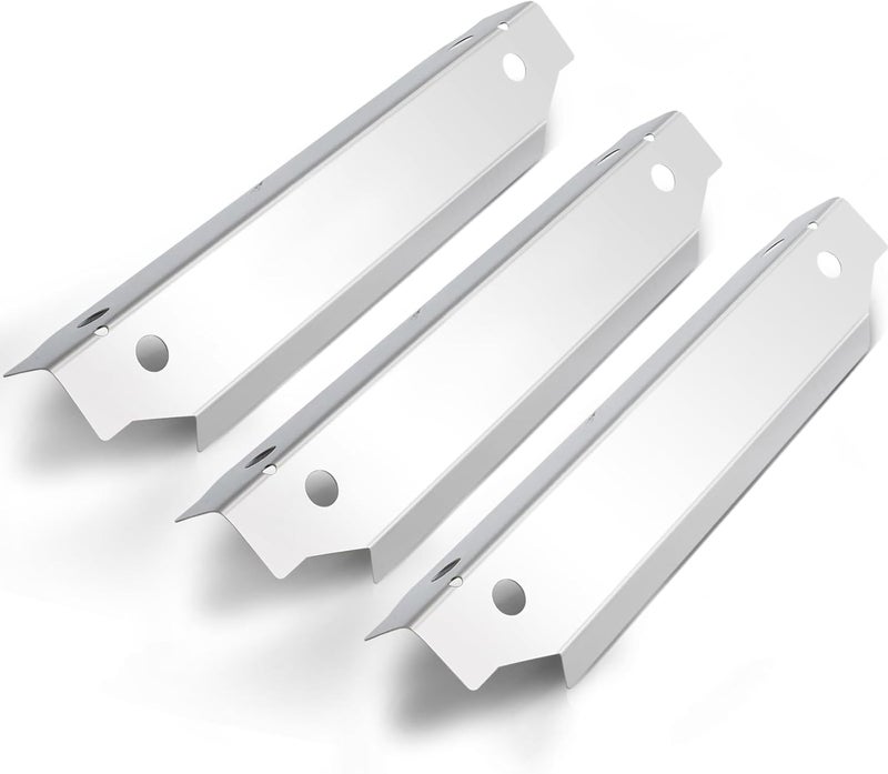 Criditpid Grill Replacement Parts for Dyna-Glo 3-Burner DGC310CNP-D, DGC310RNP-D, DGC310BNP-D Grill Models. Stainless Steel Grill Heat Plate, Heat Shields, Burner Cover for Dyna-Glo DGC310CNP-D. - Image 1